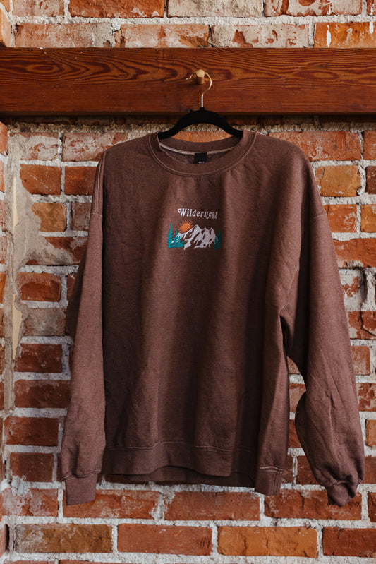 Embroidered Wilderness Sweatshirt